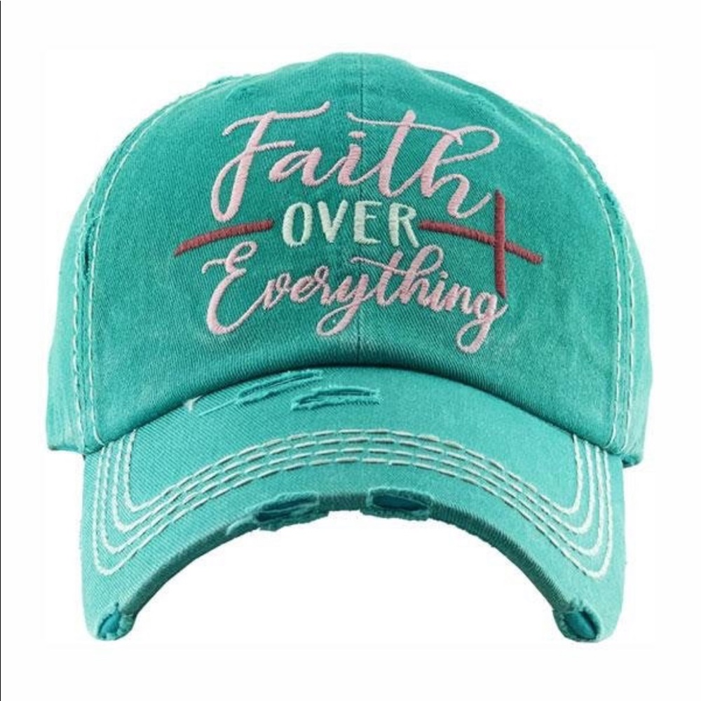 “Faith Over Everything” Dad Hat